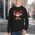 67 Valentine Day Baseball Chocolate Ice Cream Drip Youth Crewneck Sweatshirt
