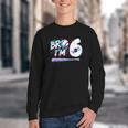 6th Birthday Boy Bro I'm 6 Year Old Baseball Ice Cream Drip Youth Crewneck Sweatshirt 6th Birthday Boy Bro I'm 6 Year Old Baseball Ice Cream Drip Youth Crewneck Sweatshirt