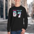 6th Birthday Now I'm 6 Next Year I'Ll Be 7 Baseball Drip 67 Youth Crewneck Sweatshirt 6th Birthday Now I'm 6 Next Year I'Ll Be 7 Baseball Drip 67 Youth Crewneck Sweatshirt