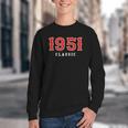 75 Year Old 1951 Classic Baseball Fan 75th Birthday Youth Crewneck Sweatshirt