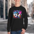 7th Birthday I Was 6 Now I'm 7 Baseball Ice Cream Drip Youth Crewneck Sweatshirt 7th Birthday I Was 6 Now I'm 7 Baseball Ice Cream Drip Youth Crewneck Sweatshirt