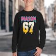 Baseball 6 7 Ice Cream Drip Number 67 Six Seven Meme Youth Crewneck Sweatshirt Baseball 6 7 Ice Cream Drip Number 67 Six Seven Meme Youth Crewneck Sweatshirt