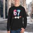 Baseball 67 Ice Cream Drip Six Seven Boys Youth Crewneck Sweatshirt