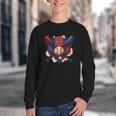 Baseball 8 Year Old Splash Drip 8th Birthday Boy Number 8 Youth Crewneck Sweatshirt Baseball 8 Year Old Splash Drip 8th Birthday Boy Number 8 Youth Crewneck Sweatshirt