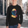 Baseball Catcher Mask Ice Cream Dripping Baseball Fan Boys Youth Crewneck Sweatshirt Baseball Catcher Mask Ice Cream Dripping Baseball Fan Boys Youth Crewneck Sweatshirt