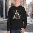 Baseball Christmas Tree Light Xmas Baseball Boys Kids Youth Crewneck Sweatshirt