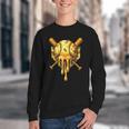 Baseball Drip Ice Cream Camo Cool Youth Crewneck Sweatshirt