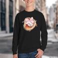 Baseball Drip Ice Cream Coquette Pink Bow Baseball Player Youth Crewneck Sweatshirt Baseball Drip Ice Cream Coquette Pink Bow Baseball Player Youth Crewneck Sweatshirt