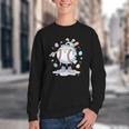 Baseball Drip Icecream Apparel Youth Boy Easter Youth Crewneck Sweatshirt