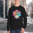 Baseball Drip Jersey Number 67 For Players & 67th Birthday Youth Crewneck Sweatshirt Baseball Drip Jersey Number 67 For Players & 67th Birthday Youth Crewneck Sweatshirt