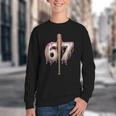 Baseball Drip Number 67 Sports Player Six Seven Meme Fan Youth Crewneck Sweatshirt Baseball Drip Number 67 Sports Player Six Seven Meme Fan Youth Crewneck Sweatshirt
