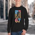 Baseball Drip USA Flag 67 Player 67th Birthday Ice Cream 67 Youth Crewneck Sweatshirt Baseball Drip USA Flag 67 Player 67th Birthday Ice Cream 67 Youth Crewneck Sweatshirt