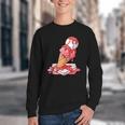 Baseball Ice Cream Drip Youth Strawberry Baseball Red Youth Crewneck Sweatshirt Baseball Ice Cream Drip Youth Strawberry Baseball Red Youth Crewneck Sweatshirt