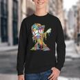Baseball Ice Cream Dripping Dabbing Baseball Drip Youth Crewneck Sweatshirt Baseball Ice Cream Dripping Dabbing Baseball Drip Youth Crewneck Sweatshirt