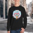 Baseball Ice Cream Heart Sunglasses Youth Boys Valentine Youth Crewneck Sweatshirt