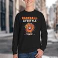 Baseball Lifestyle Ice Cream Drip Baseball Glove Crossed Bat Youth Crewneck Sweatshirt Baseball Lifestyle Ice Cream Drip Baseball Glove Crossed Bat Youth Crewneck Sweatshirt