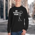Baseball Lover Sad Stick No Baseball Today Youth Crewneck Sweatshirt Baseball Lover Sad Stick No Baseball Today Youth Crewneck Sweatshirt
