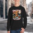 Baseball Player Christmas Gingerbread Smashing Through Snow Youth Crewneck Sweatshirt Baseball Player Christmas Gingerbread Smashing Through Snow Youth Crewneck Sweatshirt