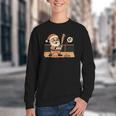 Baseball Santa 67 Christmas Xmas Boys Retro Youth Crewneck Sweatshirt