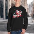Baseball Santa 67 Christmas Xmas Pajamas Boys Youth Crewneck Sweatshirt Baseball Santa 67 Christmas Xmas Pajamas Boys Youth Crewneck Sweatshirt