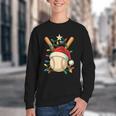 Baseball Santa Christmas Ball Baseball Lover Player Boys Youth Crewneck Sweatshirt Baseball Santa Christmas Ball Baseball Lover Player Boys Youth Crewneck Sweatshirt