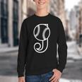 Baseball Sport Player Monogram Cool Initial Letter J Youth Crewneck Sweatshirt Baseball Sport Player Monogram Cool Initial Letter J Youth Crewneck Sweatshirt