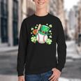 Baseball St Patricks Day Lucky Baseball Player Shamrock Youth Crewneck Sweatshirt Baseball St Patricks Day Lucky Baseball Player Shamrock Youth Crewneck Sweatshirt