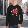 Boy Valentines Day Heart Love Baseball Boys Men Kids Youth Crewneck Sweatshirt