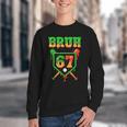 Bruh 67 Baseball Christmas Gingerbread Drip Number 67 Player Youth Crewneck Sweatshirt Bruh 67 Baseball Christmas Gingerbread Drip Number 67 Player Youth Crewneck Sweatshirt