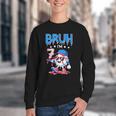 Bruh I'm 7 Baseball Ice Cream Drip It's My 7th Birthday Youth Crewneck Sweatshirt Bruh I'm 7 Baseball Ice Cream Drip It's My 7th Birthday Youth Crewneck Sweatshirt