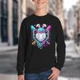 Bunny Baseball Hat With Ice Cream Easter Day Boys Kids Girls Youth Crewneck Sweatshirt Bunny Baseball Hat With Ice Cream Easter Day Boys Kids Girls Youth Crewneck Sweatshirt