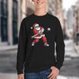 Christmas Baseball Player Santa Xmas Boys Men Toddler Youth Crewneck Sweatshirt