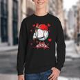 Cute Dripping Baseball Lover Valentines Day Boys Kids Youth Crewneck Sweatshirt Cute Dripping Baseball Lover Valentines Day Boys Kids Youth Crewneck Sweatshirt