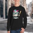 Dripping Baseball Baseball Lover Player Baseballer Youth Crewneck Sweatshirt