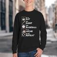 Eat Sleep Baseball Anime Repeat Japanese Otaku Youth Crewneck Sweatshirt Eat Sleep Baseball Anime Repeat Japanese Otaku Youth Crewneck Sweatshirt