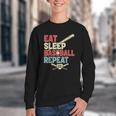 Eat Sleep Baseball Repeat Bat Ball Player Fan Youth Crewneck Sweatshirt Eat Sleep Baseball Repeat Bat Ball Player Fan Youth Crewneck Sweatshirt