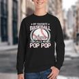 My Favorite Baseball Player Calls Me Pop Pop Youth Crewneck Sweatshirt My Favorite Baseball Player Calls Me Pop Pop Youth Crewneck Sweatshirt