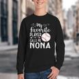 My Favorite Player Calls Me Nona Baseball Player Youth Crewneck Sweatshirt My Favorite Player Calls Me Nona Baseball Player Youth Crewneck Sweatshirt