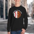 Granny Of Ballers Baseball Basketball Grandma Granny Youth Crewneck Sweatshirt