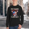 Hit Hard Run Fast Turn Left Baseball Cream Drip Crossed Bats Youth Crewneck Sweatshirt Hit Hard Run Fast Turn Left Baseball Cream Drip Crossed Bats Youth Crewneck Sweatshirt