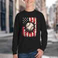 Ice Cream Baseball Drip Respect The Drip Youth Boy Baseball Youth Crewneck Sweatshirt