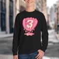 Ice Cream Baseball Glove 3rd Birthday Edition Youth Crewneck Sweatshirt Ice Cream Baseball Glove 3rd Birthday Edition Youth Crewneck Sweatshirt