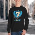 Ice Cream Baseball Glove 7th Birthday Edition Youth Crewneck Sweatshirt Ice Cream Baseball Glove 7th Birthday Edition Youth Crewneck Sweatshirt