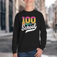 Ice Cream Drip 100 Days Of School Baseball Boys 100th Day Youth Crewneck Sweatshirt