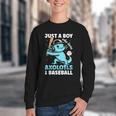 Just A Boy Who Loves Axolotls & Baseball Youth Crewneck Sweatshirt Just A Boy Who Loves Axolotls & Baseball Youth Crewneck Sweatshirt