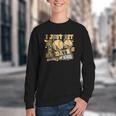 I Just Hit 100 Days Of School Baseball Teacher Student Retro Youth Crewneck Sweatshirt