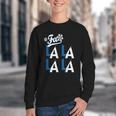 LA Baseball Fan Christmas FA La La Holiday Blue Theme Youth Crewneck Sweatshirt LA Baseball Fan Christmas FA La La Holiday Blue Theme Youth Crewneck Sweatshirt