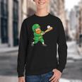 Leprechaun Playing Baseball St Patricks Day Men Boys Kids Youth Crewneck Sweatshirt Leprechaun Playing Baseball St Patricks Day Men Boys Kids Youth Crewneck Sweatshirt