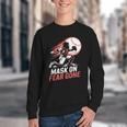 Mask On Fear Gone Baseball Catcher Softball Youth Crewneck Sweatshirt Mask On Fear Gone Baseball Catcher Softball Youth Crewneck Sweatshirt