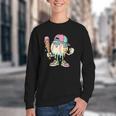 Melted Ice-Cream Baseball Mascot Pastel Pop Youth Crewneck Sweatshirt Melted Ice-Cream Baseball Mascot Pastel Pop Youth Crewneck Sweatshirt